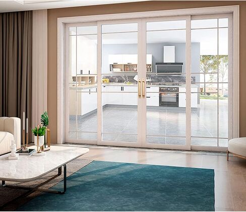 Wardrobe Door Handles,Sliding Door Handle Surface Mounted Handle Kitchen Cupboard Handles 2PCS in Kuwait