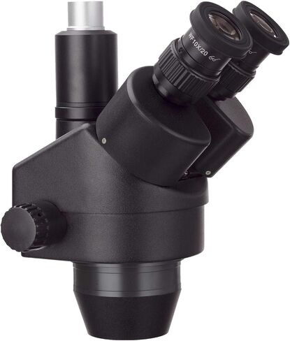 AmScope 7X-45X Black Trinocular Zoom Stereo Microscope Simul-Focal Head in Kuwait