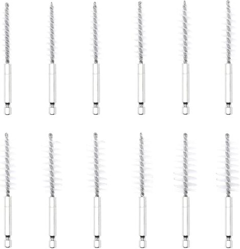 NEIKO 00325A Wire Brush Drill Attachments with 1/4-Inch Hex Shank, SAE and MM Brushes Assortment, Mountable on Power Drill or Die Grinder, 38-Piece Set in Kuwait