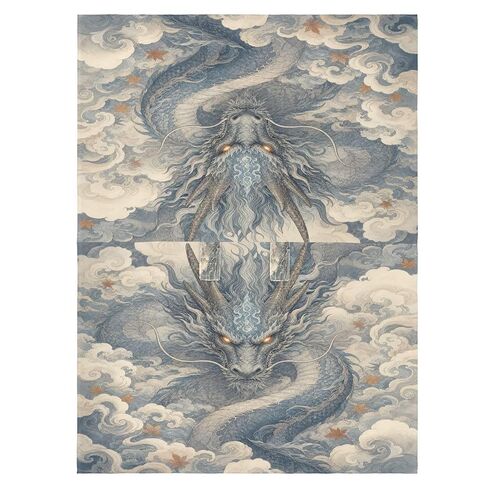 Fall Dragon Print Baby Car Seat Cover Stroller Shade | Muslin-like Cotton Blend, Breathable, Multi-use, Newborn Essentials Must Haves, Fits Most Strollers, for Babies Boys Girls in Kuwait