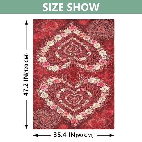 Valentine Heart Print Baby Car Seat Cover Stroller Canopy | Muslin-like Cotton Blend, Breathable, Multi-use, Newborn Essentials Must Haves, Fits Most Strollers, for Babies Boys Girls in Kuwait