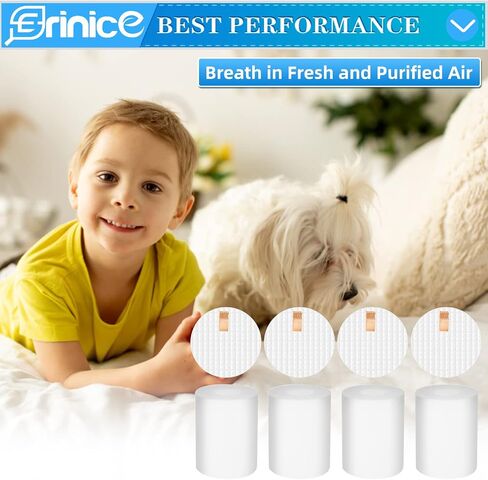 Replacement Base Pre-Motor Filters for Shark AI Robot Vacuum AV2501S AV2501AE RV2502AE AV2511AE RV2520AOUS AV2510AOUS RV2610WA UR2 500SR Parts, 4 Foam & Felt Filters, Replace Part: XBPFRV2500 in Kuwait