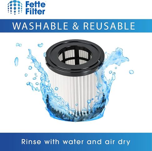 Fette Filter - 4 Pack A32VC05 A32RF08 Replacement Filter Compatible with RYOBI P3240 PCL733 PCL734 18V ONE+ 3 Gal. Wet/Dry Vacuums. Compatible with Hoover ONEPWR BH57105. in Kuwait