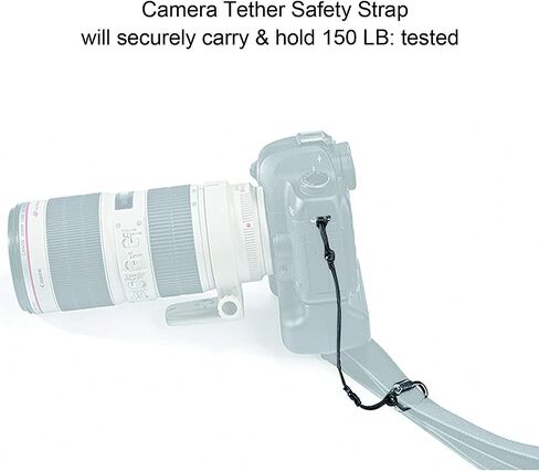 Fotasy Ergonomic Design Camera Sling Strap, Adjustable Camera Neck Strap, w/Quick Release and Safety Tether, Compatible with Canon Fujifilm Nikon Olympus Panasonic Pentax Sony Cameras in Kuwait