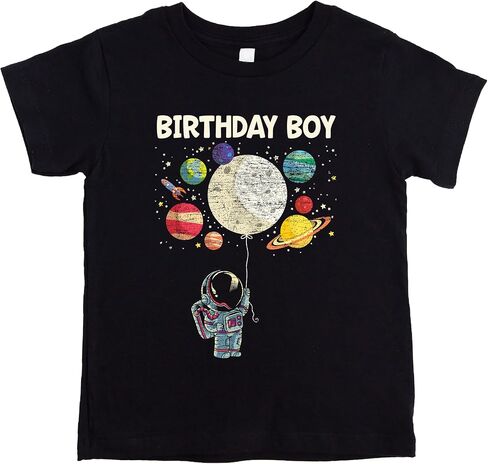 Astronaut Birthday Boy or Girl Matching Family Space Party Tee for Mom, Dad, & Siblings - Sold Individually in Kuwait