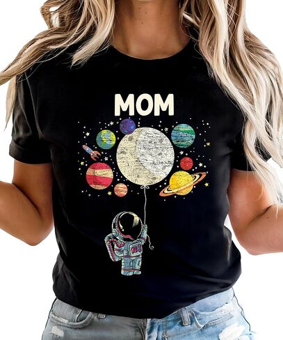 Astronaut Birthday Boy or Girl Matching Family Space Party Tee for Mom, Dad, & Siblings - Sold Individually in Kuwait