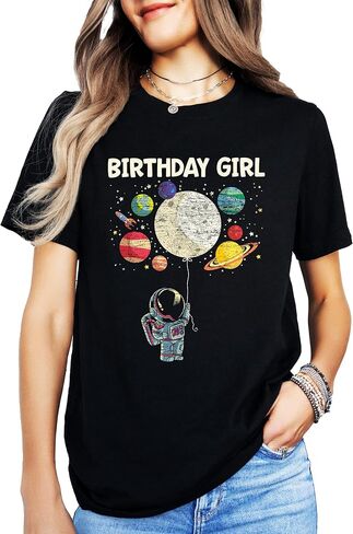 Astronaut Birthday Boy or Girl Matching Family Space Party Tee for Mom, Dad, & Siblings - Sold Individually in Kuwait