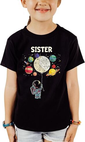 Astronaut Birthday Boy or Girl Matching Family Space Party Tee for Mom, Dad, & Siblings - Sold Individually in Kuwait