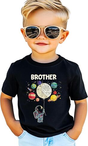 Astronaut Birthday Boy or Girl Matching Family Space Party Tee for Mom, Dad, & Siblings - Sold Individually in Kuwait