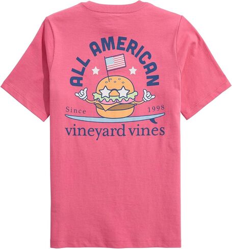 Vineyard Vines Kids All American Burger Short Sleeve Tee (Toddler/Little Kid/Big Kid) in Kuwait