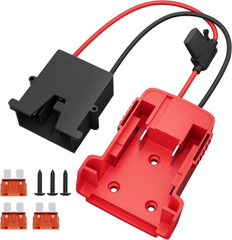 RVBOATPAT Battery Adapter 18V for Power Wheels Adapter with Wire Harness Connector Compatible with Peg-Perego Riding Toys in Kuwait