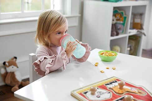 NUK First Essentials Hard Spout Sippy Cup, 10 Ounce, 4 Pack (Assorted-Aquatics) in Kuwait