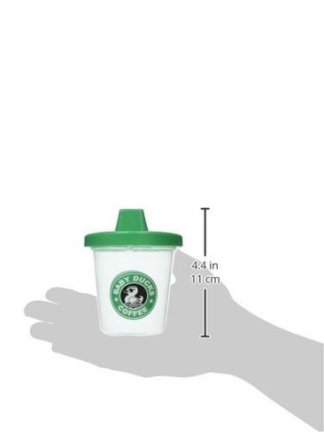 GAMAGO Baby Sippy Cup for Toddlers Ages 6+ Months - Babychino Pretend Coffee with Lid 7 oz Fun Gift Cups for Little Kids in Kuwait