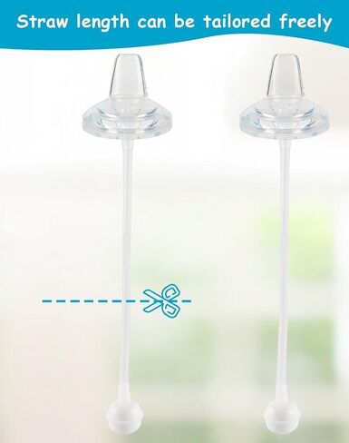 Sippy Cup Soft Spout Conversion Kit for Pigeon Baby Bottle, Toddler Transition Kit with Silicone Sippy Spout Nipple, Weighted Straw, Bottle Handle, Cleaning Brush, 2 Pack, 6m+ in Kuwait