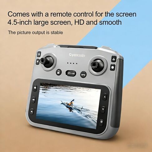 V168MAX 2026 Upgraded Drones with Camera for Adults 4k,3 Batteries(Black) | 360° Obstacle Avoidance,GPS drone with Screen 4.5'' LCD Remote ,Brushless Motor, 5G WiFi, Auto Return,Follow me in Kuwait