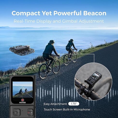 HOVERAir X1 PRO Fly Joy Combo, 4K Action Flying Camera, Foldable Drone | 42 KM/H Follow Speed, 15+ Fully Automatic Flight Modes, Fly Anywhere with OmniTerrain, SmoothCapture 2.0 in Kuwait