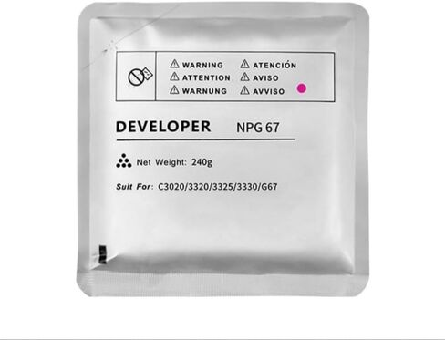 Color Carrier 240g Compatible with Developer for IR C3020 C3025 C3320 C3320L C3320i C3325i C3330i C3520i C3525i C3530i(Magenta) in Kuwait