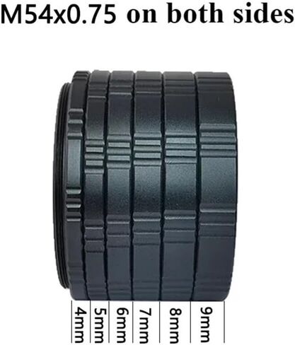 Telescope Accessories M54x0.75 Metal Extension 4mm - 20mm Optional for Astronomical Telescope Extending Ring Adapter(M54-7mm) in Kuwait