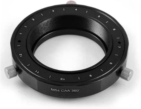 ° CAA Rotator Adjusts Camera Angle M54 Adapter Astronomical Telescope Replacement Parts S8261 in Kuwait