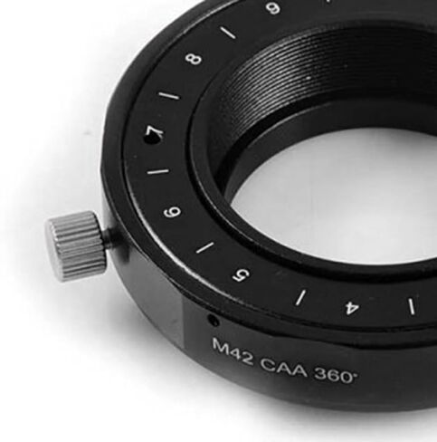 ° CAA Rotator Adjusts Camera Angle M54 Adapter Astronomical Telescope Replacement Parts S8261 in Kuwait