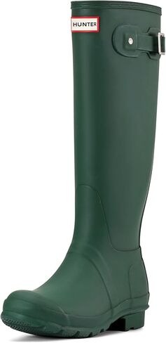 Hunter Women's Original Tall Rain Boots, Hunter Green, 6 Medium in Kuwait