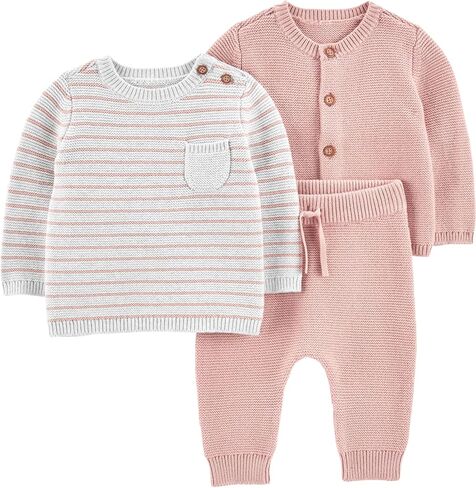 Simple Joys by Carter's Baby 3-piece Sweater Set in Kuwait
