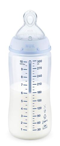 NUK Smooth Flow Anti Colic Baby Bottle, 10 oz, 3 Pack, Elephant in Kuwait