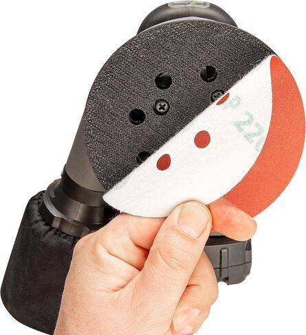 Genesis 20V Cordless 5in. Orbital Sander G20MAX with Dust Bag, 6000 to 12,000 OPM Sandpapers, 2.0Ah Battery, and Quick Charger (GLROS20B) in Kuwait