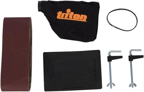 Triton T41200BS 120V Corded Belt Sander – 10A/1.6HP Motor, Variable Speed, 4x24 Belt Sander with Rear Dust Port, Electric Power Belt Sanders for Woodworking, DIY Projects & Furniture Refinishing in Kuwait