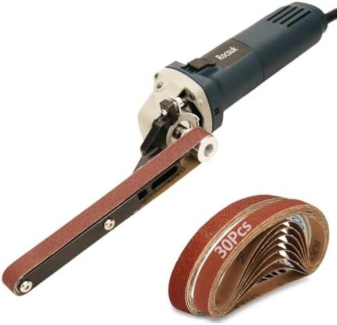 1000W High Power Detail Bandfile Belt Sander with 6 Variable Speed, 3/4"x20.5" Finger Belt Sander for Grinding and Polishing Wood, Paint, Metal Rust Move,welding Spot and DIY. in Kuwait