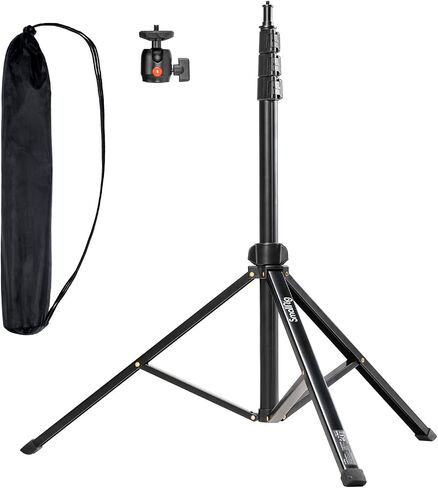SMALLRIG RA-S200 Light Stand for Photography, 78.7" / 6.6ft / 200cm, Black, Aluminum Alloy, Supports up to 4kg, Compatible with Reflectors, Softboxes, Studio Lights, Umbrellas, Ring Light in Kuwait