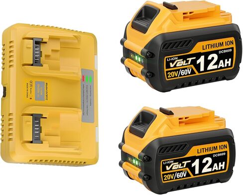 Upgraded 8.0Ah 2Pack Battery & Charger for Worx 20V Power Share Max Lithium-ion Batteries Replacement Compatible with WA3525 WA3575 WA3578 WA3520 WA3742 WG155s WG251s WG890 in Saudi Arabia