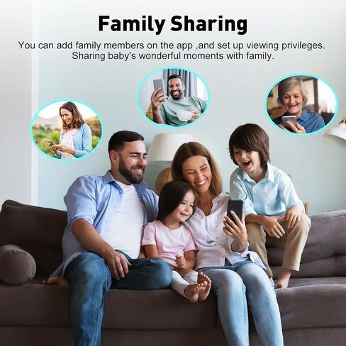 Simyke Upgrade Video Baby Monitor with 2 Cameras and Audio 2.8" Screen,Night Vision,APP,Wireless,2-Way Talk,1200ft Long Range,Feeding Timer,Temperature Sensor,VOX/ECO,5 Lullabies,Portable,Easy Setup in Kuwait