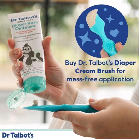 Dr. Talbot's Maximum Strength Diaper Rash Ointment - 4 oz - Zinc Oxide Skin Protectant with Peruvian Balsam - Treats and Prevents Rash in Kuwait