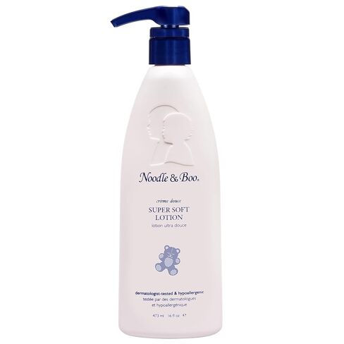 Noodle & Boo Newborn Essentials Bundle: 2-in-1 Hair & Body Baby Wash 16 fl oz + Daily Moisturizer Baby Lotion for Sensitive Skin 16 fl oz | Tear-Free, Hypoallergenic, Plant-Based, Pediatrician-Tested in Kuwait