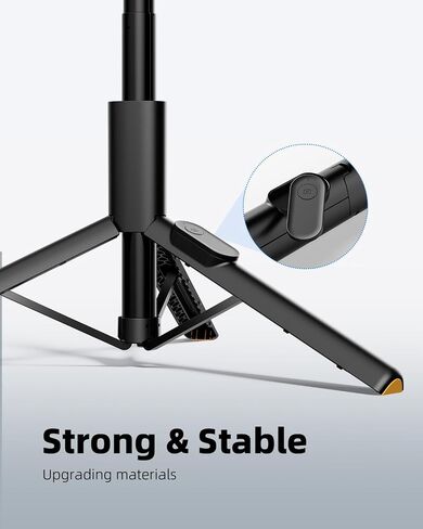TODI 58" Selfie Stick Tripod – Portable & Extendable Phone Tripod, All-in-One Stand for iPhone & Android in Kuwait