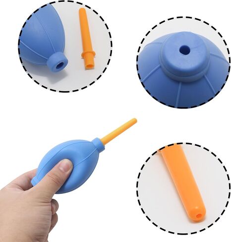 6Pcs Air Duster Blowers, Air Pump Dust Blower Cleaner | Large Size Air Puffer, Rubber Air Blower Pumps for Dispersing Inks, Camera Dust Removal, Embossing Crafts or Card Making Etc in Kuwait