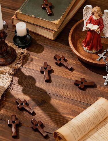 Cross My Heart Encouragement Gift Wood Comfort Pocket Prayer Cross for Clutching, Clinging and Praying Christian Religious Gift in Kuwait