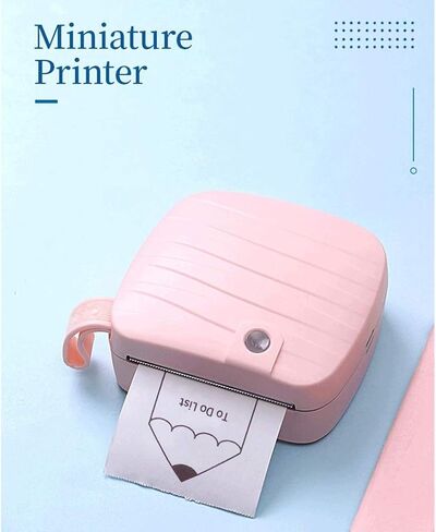 Sticky Note Printer, Inkless Thermal, Connection Sticker Receipt Compatible(C) in Kuwait