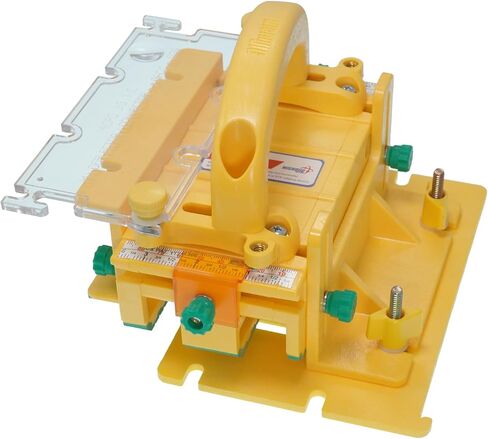 MICROJIG GRR-RIPPER MAX – Ultimate Precision Pushblock for Maximum Safety | Complete System with SafeRip Kit & Accessories | 1/8" Thin Cuts, For Table Saw Safety, GR-300MAX, Yellow in Kuwait