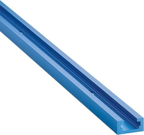 Rockler 3ft. Universal T Track – Blue T Track for Woodworking is Perfect for Workbenches, Jigs, & Machine Tables – Stacked T Slot Accepts 5/16" T-Bolts, ¼" T-Bolts - Woodworking Tools and Accessories in Kuwait