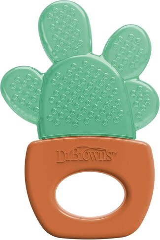 Dr. Brown's AquaCool Water-Filled Teether, Cooling Baby Teether Toy for Sore Gums, Green Cactus, BPA-Free, 3m+, 2-Pack in Kuwait