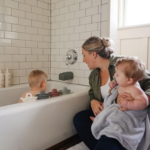 mushie Stackable Bath Boats Floating Toy (Original) | Made in Denmark in Kuwait