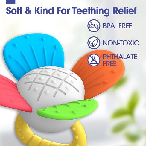 16 Pack Baby Rattles Teething Toys 3-6 Months, Baby Toys 0-6 Months, Newborn Infant Toys 6-12 Months, Essentials Must Haves Wrist Socks Toddler Stocking Stuffers Christmas Gifts in Kuwait