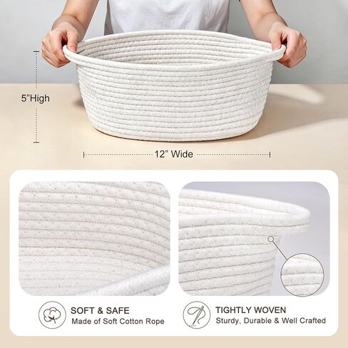 MUSDOOU 5 Pack Gift Baskets Empty with Clear Gift Bags, Pull Bows, Clips and Greeting Cards, Small White Woven Baskets for Birthday, Baby Shower, Graduation, Easter and Gift Giving in Kuwait