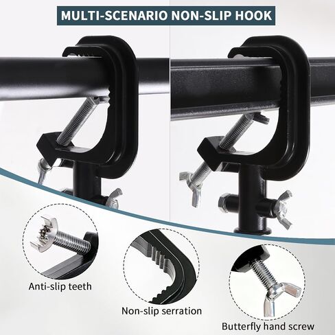 2m Studio Pantograph Ceiling Rail Constant Force Telescopic Arm | No-Drill with Hook for Softbox, COB Monolight, Reflective Umbrella in Kuwait