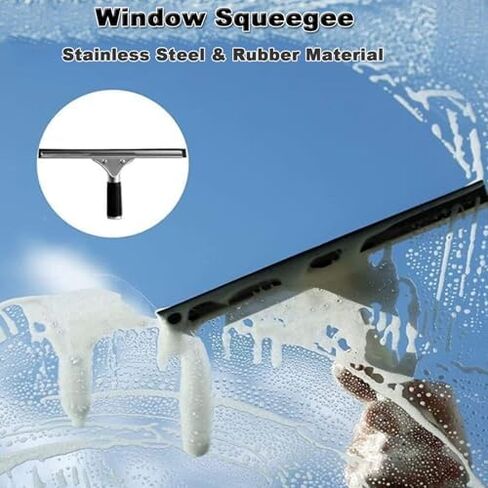 Window Cleaning Brush Kit, Hydro Extendable Brush with Squeegee, Water/Hose Delivery Pole, Cleaning Photovoltaic and Solar Panels,39.4Ft/12M,19.7FT/6M in Kuwait