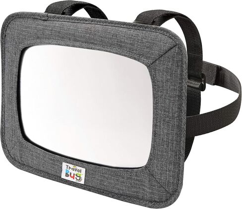 GoldBug Soft Sided Rear & Forward Facing Safety Mirror for Baby & Toddler - Shatter Resistant - Jumbo Baby Car Mirror in Kuwait