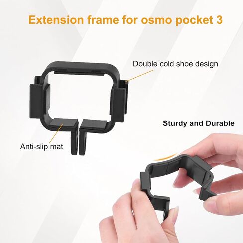 Osmo Pocket 3 Tripod, Extendable Mini Tripod Stand Desk Table and Selfie Stick Tripods for Camera, Portable Lightweight Stand for DJI Osmo Pocket 3 2 Action 5 4, GoPro Hero 13 12 11 10 9 8 and More in Kuwait