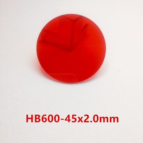 Various Sizes 600nm Long Pass Filter red Optical Glass HB600 | 46x2.0mm in Kuwait